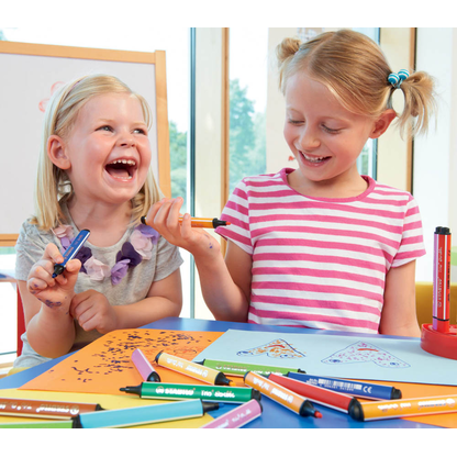 Artikelbild 4 für STABILO Trio® Scribbi Filzstifte farbsortiert, 12 St., Artikelnummer 601777