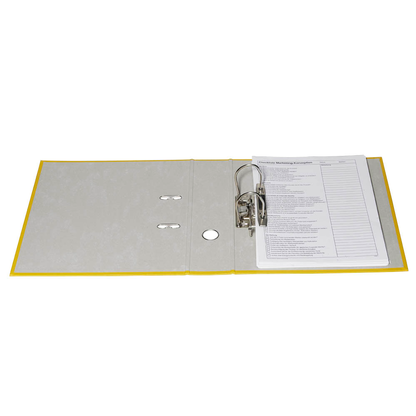 Artikelbild 4 für office discount Ordner gelb Kunststoff 7,5 cm DIN A4, Artikelnummer 415034