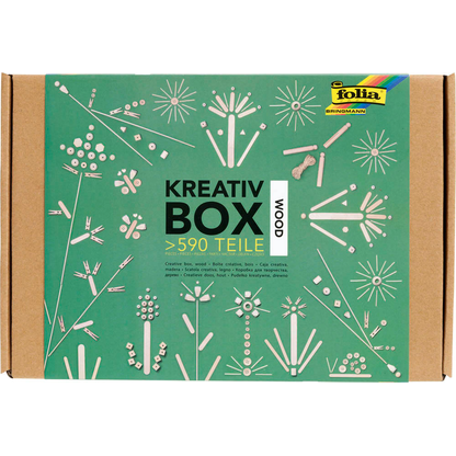 Artikelbild 2 für folia Bastelset Kreativbox Wood 590-tlg. mehrfarbig, Artikelnummer 273104