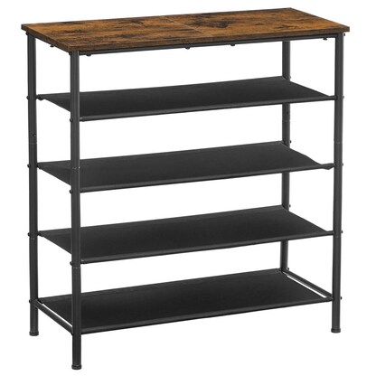 Artikelbild 2 für VASAGLE Schuhregal braun, schwarz 75,0 x 30,0 x 91,0 cm, Artikelnummer 260929