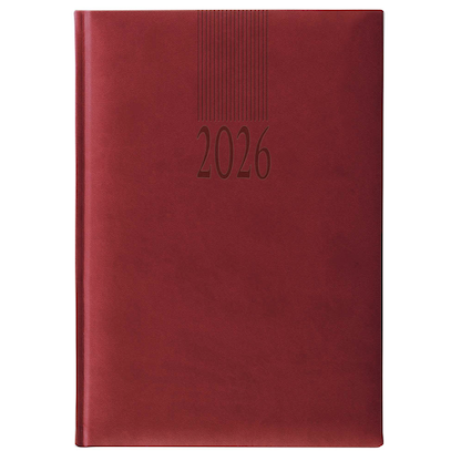 Artikelbild 2 für Lediberg Buchkalender Tagesplaner 2026 rot, Artikelnummer 550941