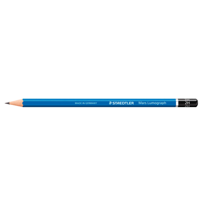 Artikelbild 12 für STAEDTLER Mars Lumograph 100 Bleistifte 2H blau, 12 St., Artikelnummer 310211