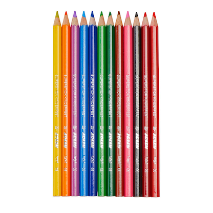 Artikelbild 3 für JOLLY SUPERSTICKS CLASSIC KINDERFEST Buntstifte farbsortiert, 12 St., Artikelnummer 312431