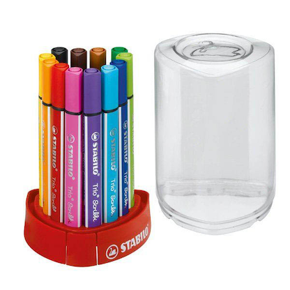 Artikelbild 2 für STABILO Trio® Scribbi Filzstifte farbsortiert, 12 St., Artikelnummer 601777