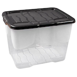 Artikelbild 1 für cep Curve Aufbewahrungsbox 24,0 l transparent, schwarz 30,0 x 40,0 x 28,0 cm, Artikelnummer 169167
