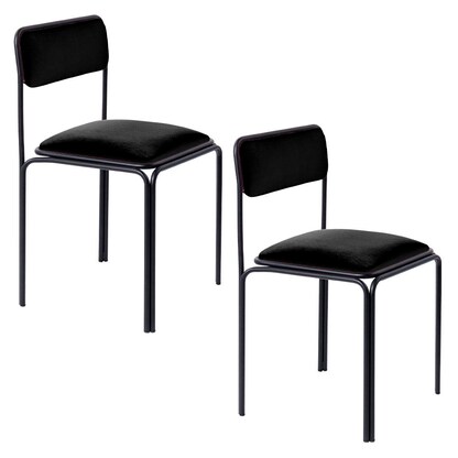 Artikelbild 23 für 2 meet powered by PAPERFLOW Besucherstühle BISTRO CHBISX2V.01 schwarz Stoff, Artikelnummer 231898
