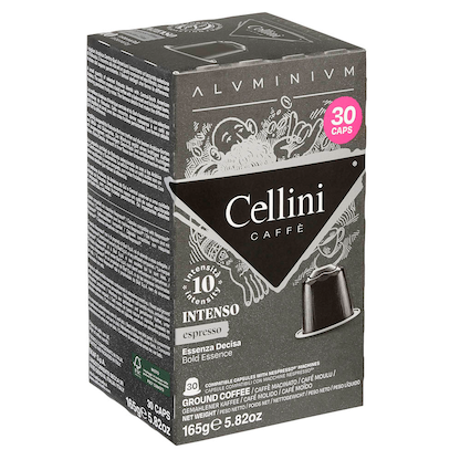 Artikelbild 6 für Cellini ESPRESSO INTENSO Kaffeekapseln, Arabica- und Robustabohnen kräftig, 30 Portionen, Artikelnummer 720694
