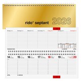 Artikelbild 1 für rido idé Tischquerkalender 2026, Artikelnummer 594917