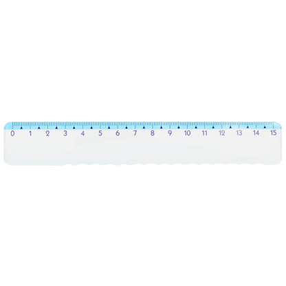 Artikelbild für KUM Lineal L1 Style Highlight 15,0 cm, blau, Artikelnummer 650558