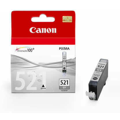 Artikelbild 17 für Canon CLI-521 GY grau Druckerpatrone, Artikelnummer 255216