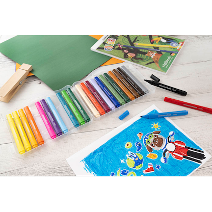 Artikelbild 4 für EBERHARD FABER Colori Filzstifte farbsortiert, 24 St., Artikelnummer 106706