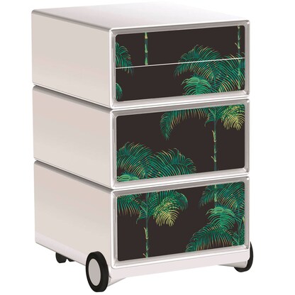 Artikelbild für PAPERFLOW easyBox Tropical Rollcontainer weiß, bunt 4 Auszüge 39,0 x 43,6 x 64,2 cm, Artikelnummer 215796