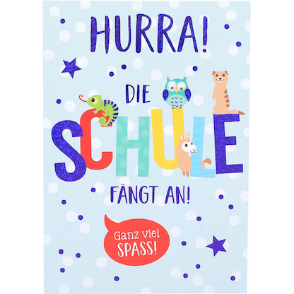 Artikelbild 8 für DEPESCHE Glückwunschkarte Einschulung DIN B6, Artikelnummer 331056