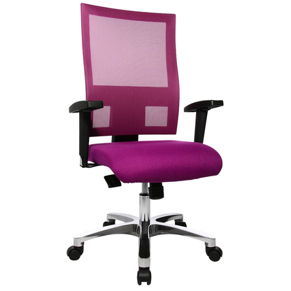 Artikelbild 7 für Topstar Bürostuhl Nito, PRONETSYT33 Stoff lila, Gestell alu, Artikelnummer 441774