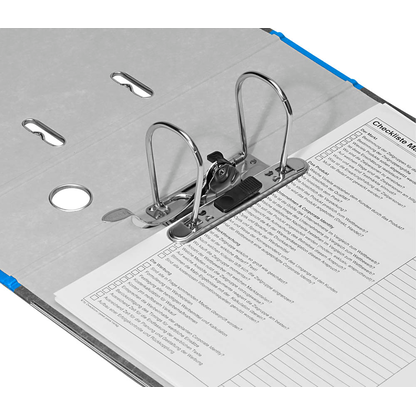 Artikelbild 5 für office discount Ordner blau marmoriert Karton 8,0 cm DIN A4, Artikelnummer 501437