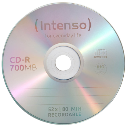 Artikelbild 2 für 100 Intenso CD-R 700 MB, Artikelnummer 909242