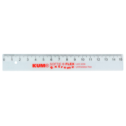 Artikelbild 2 für KUM Lineal L1 Softie Flex 15,0 cm, transparent, Artikelnummer 899125