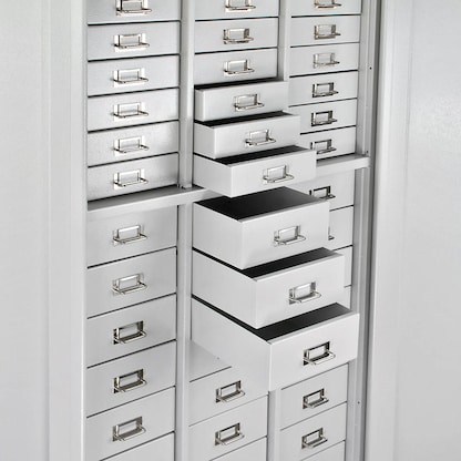 Artikelbild 4 für ADB Schubladenschrank lichtgrau 80,0 x 41,0 x 179,0 cm, Artikelnummer 892673