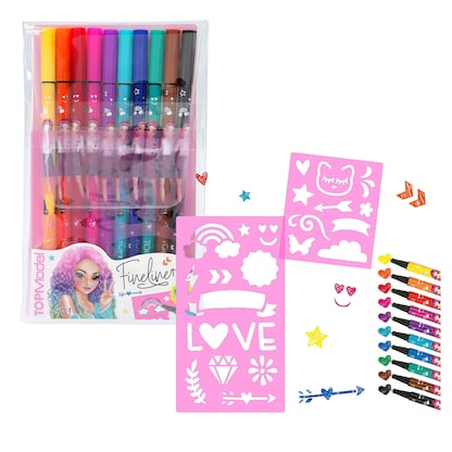 Artikelbild 5 für DEPESCHE TOPModel Fineliner farbsortiert, 10 St., Artikelnummer 932933