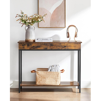 Artikelbild 6 für VASAGLE Konsolentisch braun 100,0 x 30,0 x 80,0 cm, Artikelnummer 290029