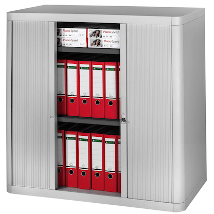 Artikelbild 4 für PAPERFLOW easyOffice Rollladenschrank lichtgrau ohne Fachböden 110,0 x 41,5 x 104,0 cm, Artikelnummer 587212