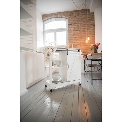 Artikelbild 8 für WENKO Servierwagen weiß 80,0 x 40,0 x 88,5 cm, Artikelnummer 810784