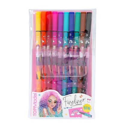 Artikelbild 2 für DEPESCHE TOPModel Fineliner farbsortiert, 10 St., Artikelnummer 932933