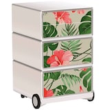 Artikelbild 1 für PAPERFLOW easyBox Tropical Rollcontainer weiß, bunt 4 Auszüge 39,0 x 43,6 x 64,2 cm, Artikelnummer 215839