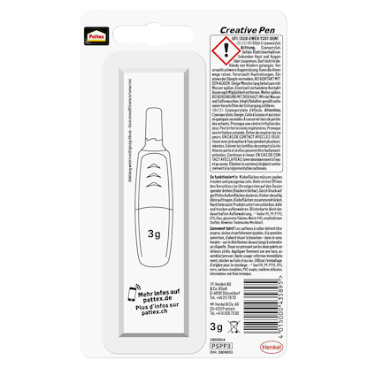 Artikelbild 7 für Pattex Creative Pen Sekundenkleber 3,0 g, Artikelnummer 360110