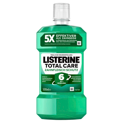 Artikelbild für LISTERINE® TOTAL CARE ZAHNFLEISCH-SCHUTZ Mundspülung 500 ml, Artikelnummer 490879