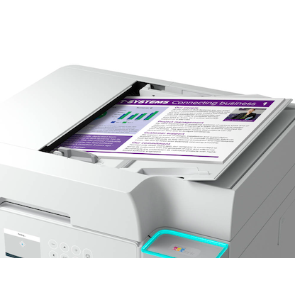 Artikelbild 8 für AKTION: EPSON EcoTank ET-3956 3 in 1 Tintenstrahl-Multifunktionsdrucker weiß mit 60 Euro CashBack, Artikelnummer 688129