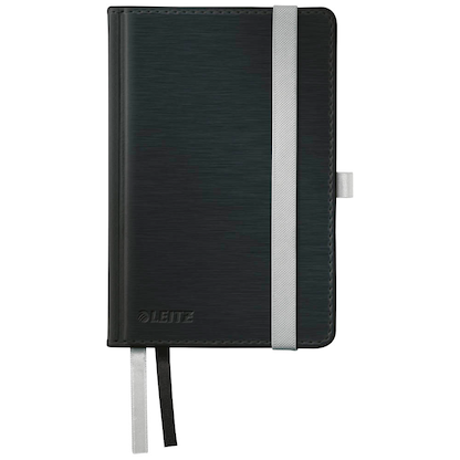 Artikelbild 2 für LEITZ Notizbuch DIN A6 kariert, satin schwarz Hardcover 160 Seiten, Artikelnummer 290135