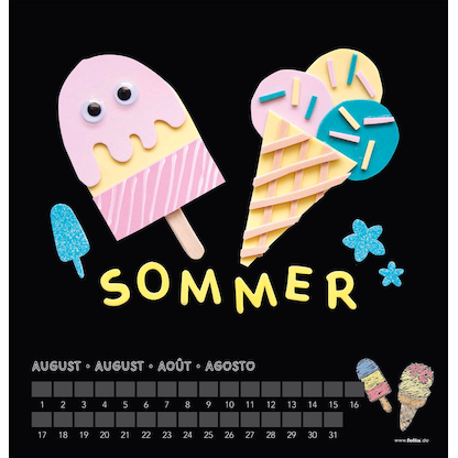 Artikelbild 2 für folia Kalender zum Selbstgestalten 23,0 x 24,0 cm jahresunabhängig, Artikelnummer 273124