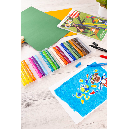 Artikelbild 7 für EBERHARD FABER Colori Filzstifte farbsortiert, 24 St., Artikelnummer 106706