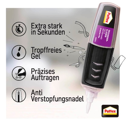 Artikelbild 3 für Pattex Creative Pen Sekundenkleber 3,0 g, Artikelnummer 360110