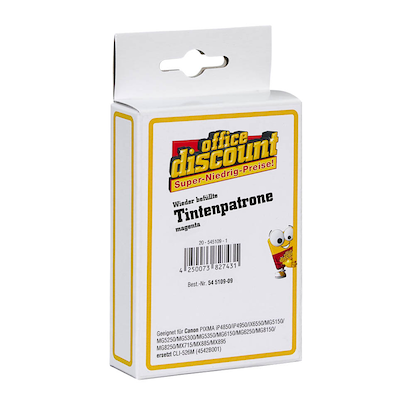 Artikelbild 2 für office discount magenta Druckerpatrone kompatibel zu Canon CLI-526 M, Artikelnummer 545109