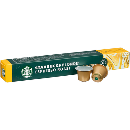 Artikelbild 1 für NESPRESSO STARBUCKS® Blonde Espresso Roast Kaffeekapseln, kräftig, 10 Portionen, Artikelnummer 613028