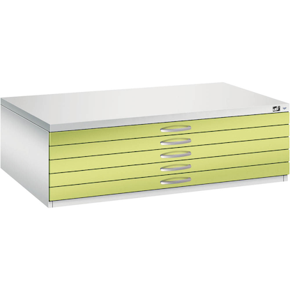 Artikelbild 4 für CP 7200 Planschrank clowngrün, lichtgrau 5 Schubladen 135,0 x 96,0 x 42,0 cm, Artikelnummer 683336