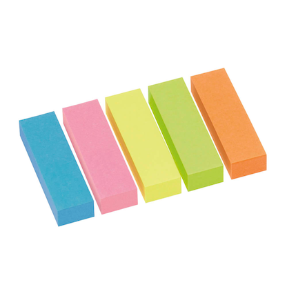 Artikelbild 16 für inFO Brillantmix Haftmarker farbsortiert 5x 100 Streifen, Artikelnummer 438818