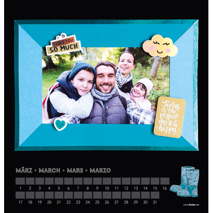 Artikelbild 3 für folia Kalender zum Selbstgestalten 23,0 x 24,0 cm jahresunabhängig, Artikelnummer 273124