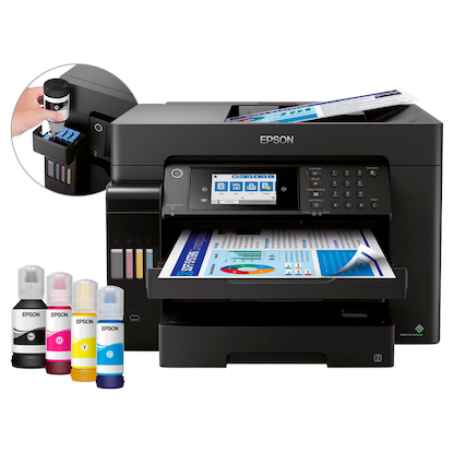 Artikelbild 4 für AKTION: EPSON EcoTank ET-16655 4 in 1 Tintenstrahl-Multifunktionsdrucker schwarz + GRATIS Ariete Airy Fryer 4 L Heißluftfritteuse mit 150 Euro CashBack, Artikelnummer 708097