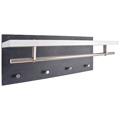 Artikelbild 22 für HAKU Möbel Wandgarderobe 42517 weiß Holz 4 Haken 75,0 x 30,0 cm, Artikelnummer 552461