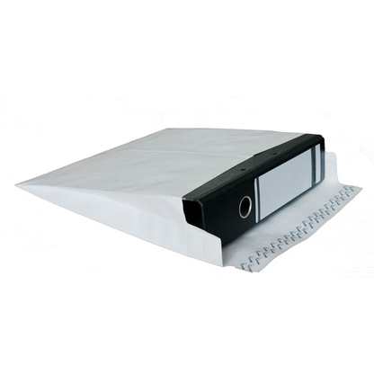Artikelbild 7 für BONG Faltentaschen Tyvek® Expander ca. DIN C4 ohne Fenster weiß mit 7,0 cm Falte, 50 St., Artikelnummer 706341
