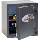 Artikelbild 1 für phoenix Tresor Mercury Sicherheitsstufe 2 nach EN 1143-1 mit Feuerschutz graphitgrau 52,0 x 50,0 x 55,0 cm, Artikelnummer 845012
