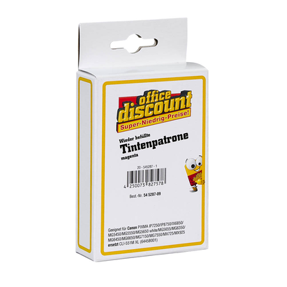 Artikelbild 2 für office discount magenta Druckerpatrone kompatibel zu Canon CLI-551 XL M, Artikelnummer 545287