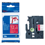 Artikelbild 1 für brother Textil-Schriftband TZe-RW34 TZERW34, 12 mm gold auf rot, Artikelnummer 350285