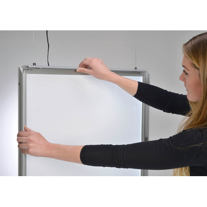 Artikelbild 8 für update displays LED-Leuchtrahmen Economy silber DIN A1, Artikelnummer 480405