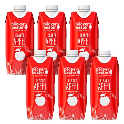 Artikelbild für beckers bester KLARER APFEL Direktsaft 12x 0,33 l, Artikelnummer 652816