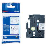 Artikelbild 1 für brother Textil-Schriftband TZe-R231 TZER231, 12 mm schwarz auf weiß, Artikelnummer 350241