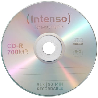 Artikelbild 3 für 10 Intenso CD-R 700 MB, Artikelnummer 213454